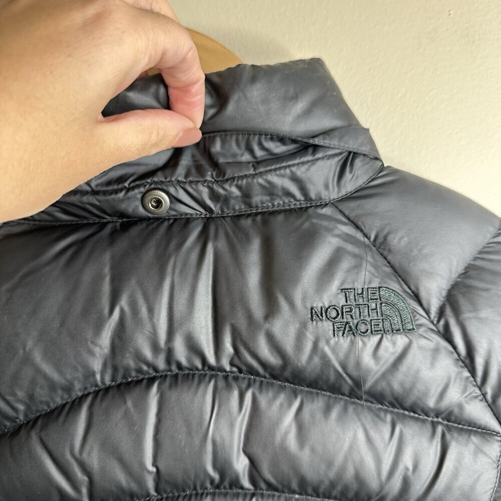 The North Face Long 600 Down Insulated Jacket Womens Black Small Parka Outdoor - Picture 13 of 16